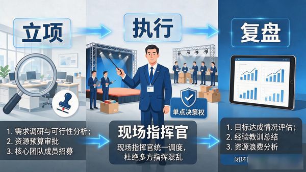 活动策划怎么做不翻车？从立项到复盘的实操流程