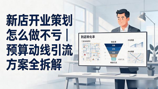 新店开业策划怎么做不亏｜预算动线引流方案全拆解