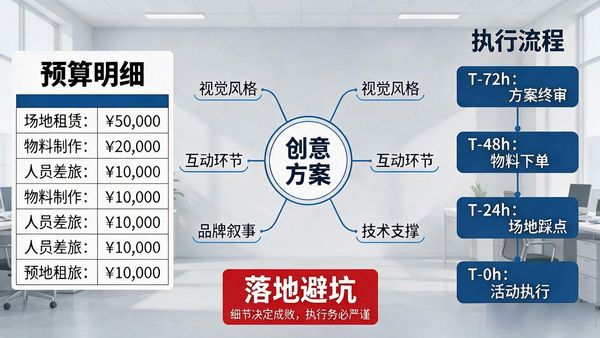 企业年会策划完整方案 预算创意流程执行怎么落地不踩坑